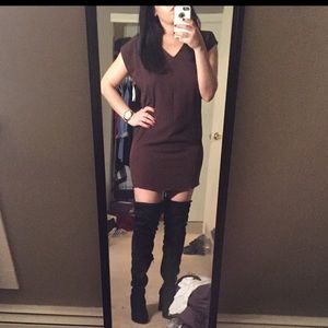 Plum colored old navy mini dress